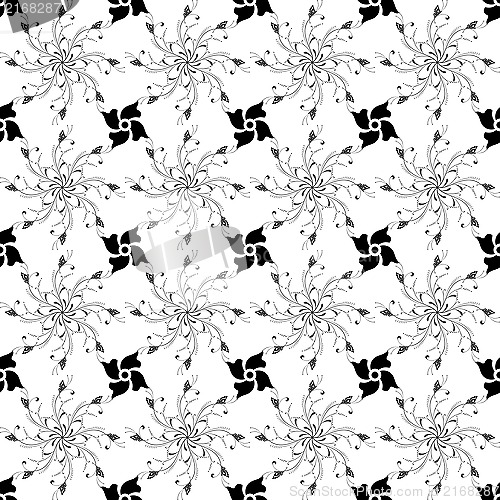 Image of seamless floral pattern