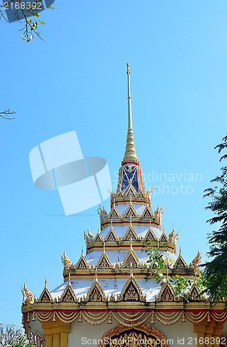 Image of roof of temple