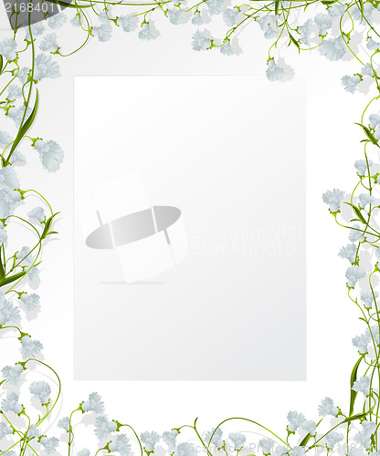 Image of Floral frame design