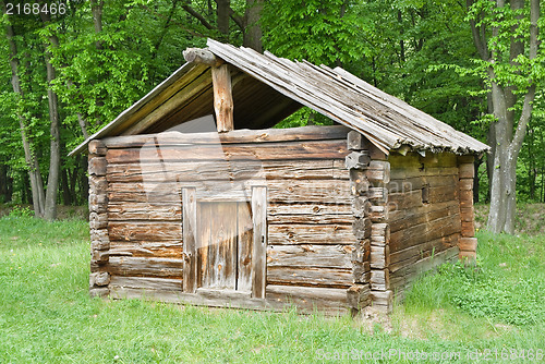 Image of The ancient building in the national park "Pirogovo". 