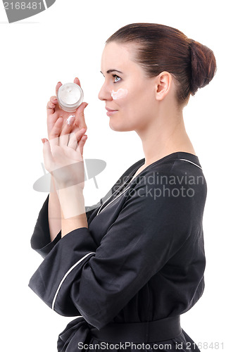 Image of The use of cosmetics for skin care