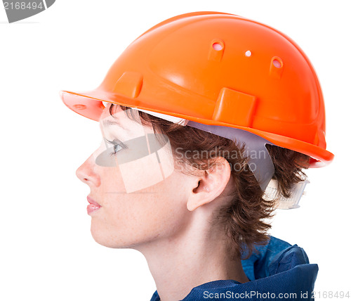 Image of profile of a young worker