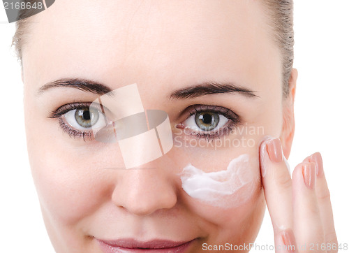 Image of The use of cosmetics for skin care