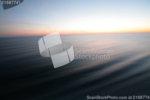 Image of Sea and a perfect sky background