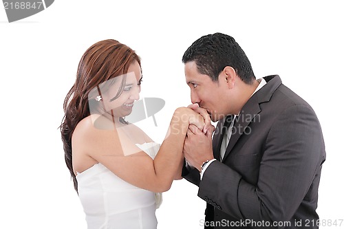 Image of Young couple in love 