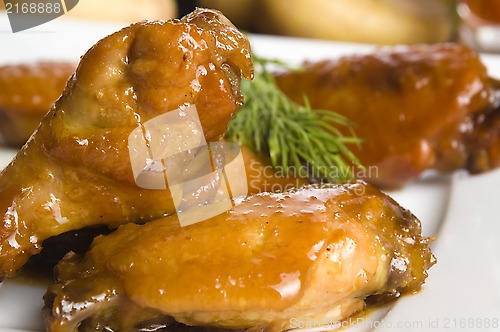 Image of Roast chicken with honey
