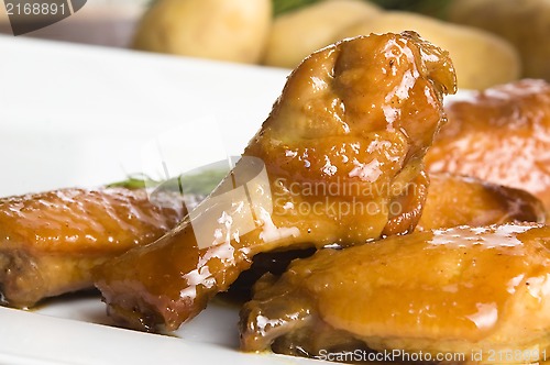 Image of Roast chicken with honey