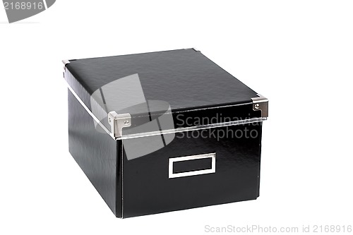 Image of Black box office files with cover