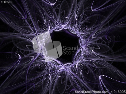 Image of Black hole abyss - 3D fractal