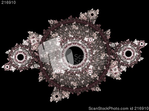 Image of Abstract 3D fractal pattern