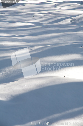 Image of snow surface pattern