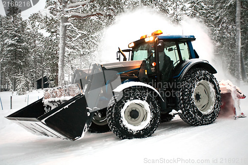 Image of snow plow vehicle