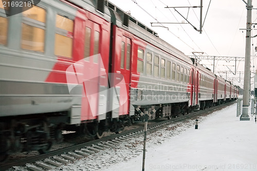 Image of suburban train