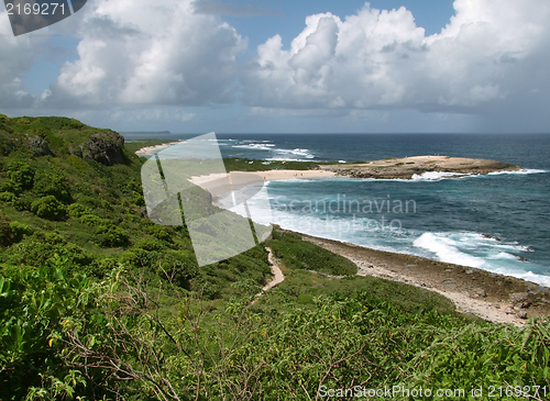 Image of coastal scenery at Guadeloupe