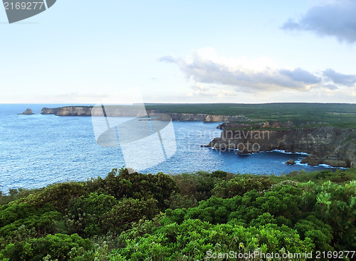 Image of coastal scenery at Guadeloupe