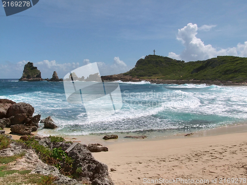 Image of coastal scenery at Guadeloupe