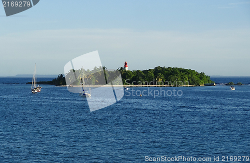 Image of coastal scenery at Guadeloupe