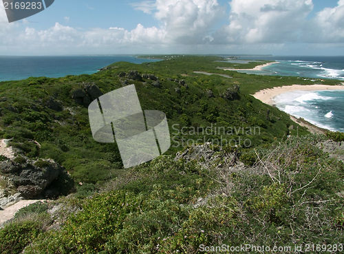 Image of coastal scenery at Guadeloupe