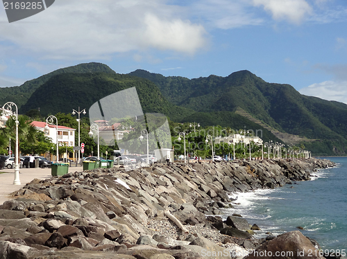 Image of coastal scenery at Guadeloupe