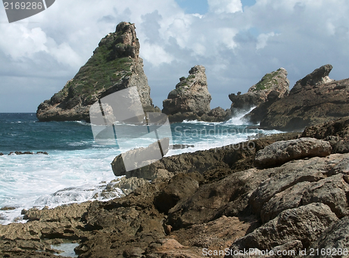 Image of coastal scenery at Guadeloupe