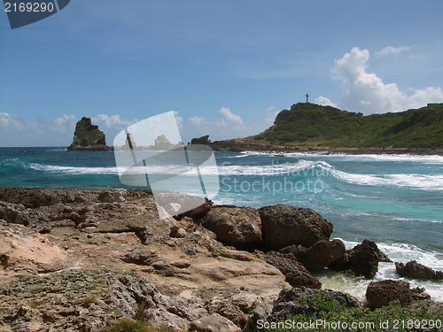 Image of coastal scenery at Guadeloupe