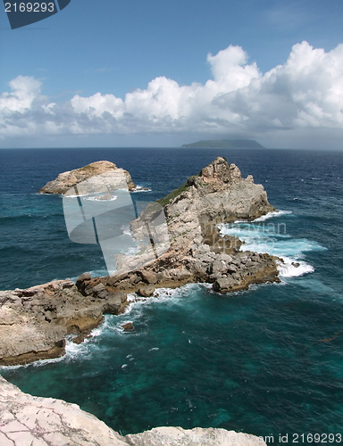 Image of coastal scenery at Guadeloupe