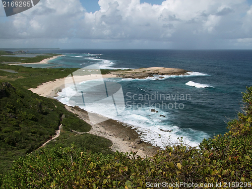 Image of coastal scenery at Guadeloupe