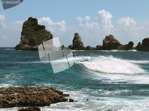 Image of coastal scenery at Guadeloupe