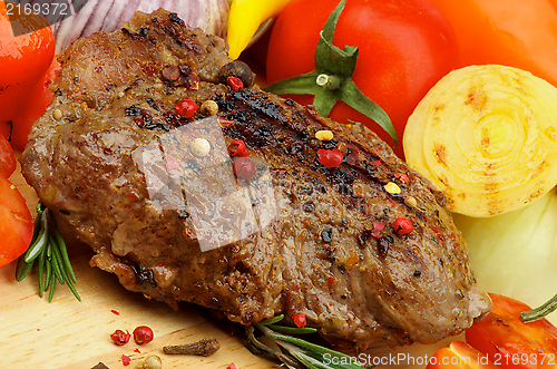 Image of Grilled Beef and Vegetables