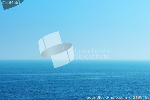 Image of blue sea and sky