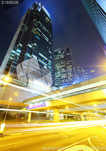 Image of Light Trails of car