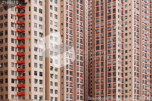 Image of apartment house in Hong Kong