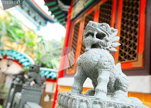 Image of Chinese stone lion