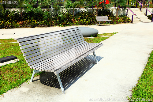 Image of bench at park 