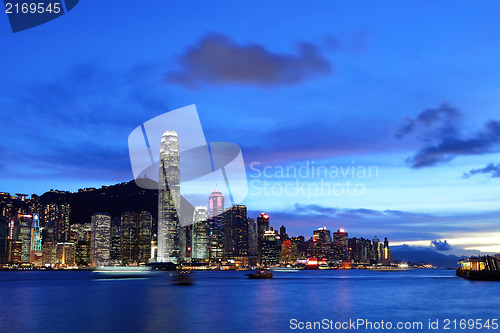 Image of Hong Kong night view