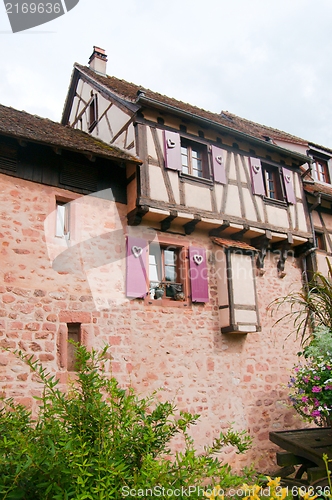 Image of Old streets in Riquewihr town