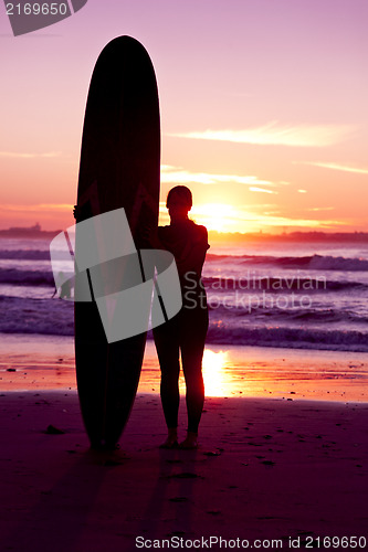 Image of Surfer girl