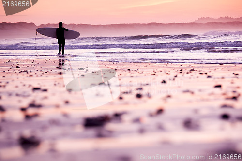 Image of Female surfer