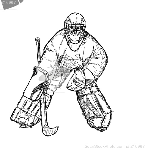 Image of hockey player