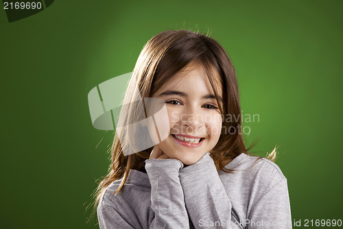 Image of Little girl smiling