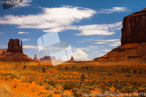 Image of Famous Monument Valley in USA