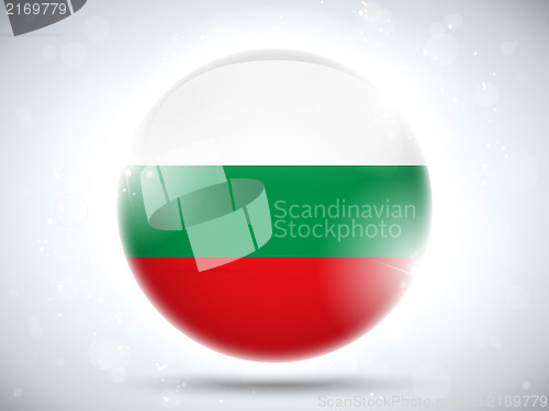 Image of Bulgaria Flag Glossy Button