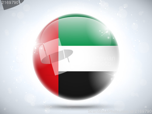 Image of Emirates Flag Glossy Button