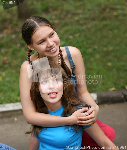 Image of Happy girls