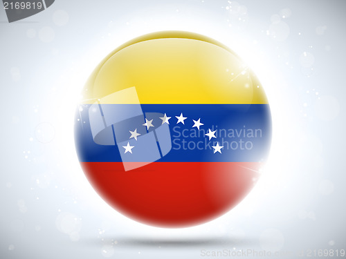 Image of Venezuela Flag Glossy Button