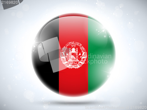 Image of Afghanistan Flag Glossy Button