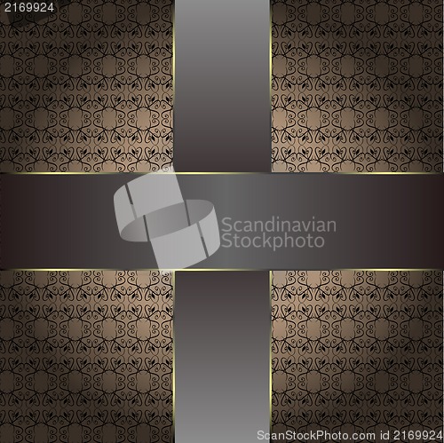 Image of brown vintage background pattern