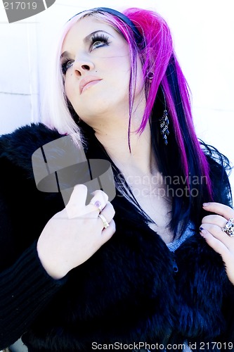 Image of Punk Gothic Fashion Model