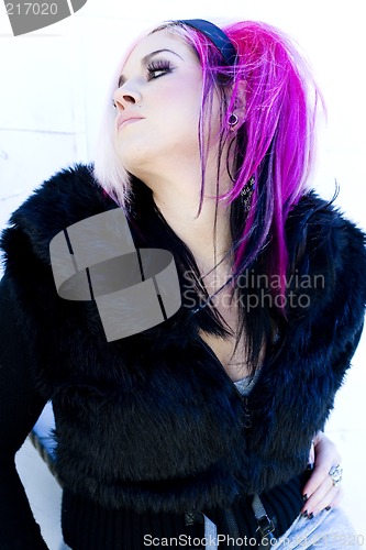 Image of Punk Gothic Fashion Model