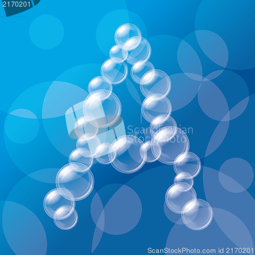 Image of Transparent Bubbles Alphabet